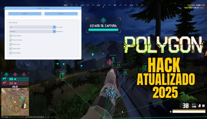 Polygon Hack Simples Menu 2025 Vitalício