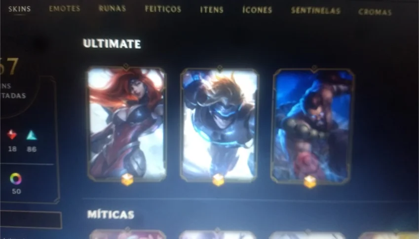 Conta lol lvl527