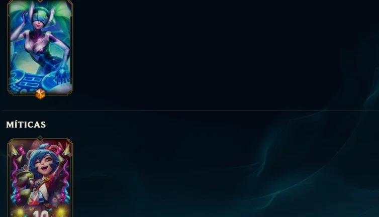 Conta league of legends, 106 skins, 46967 de essencia,antiga