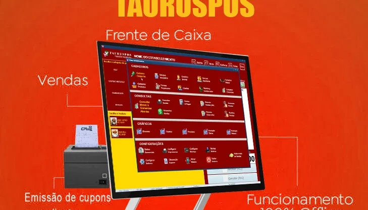 Sistema para delivery pdv frente de caixa