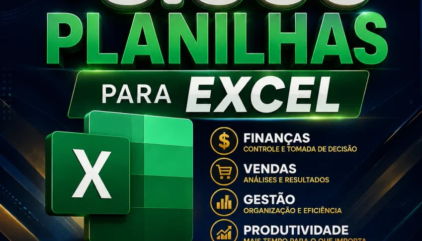 Pack Com +6.000 Planilhas Excel Prontas!