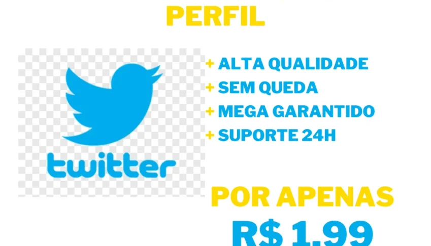 1.000 Visitas no Perfil do Twitter