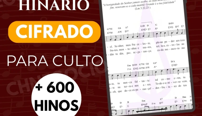Hinário Cifrado PDF: +600 Hinos Clássicos e Tradicionais