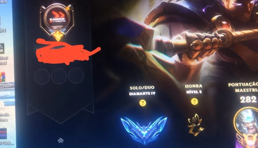 Conta League Of Legends Diamante 4