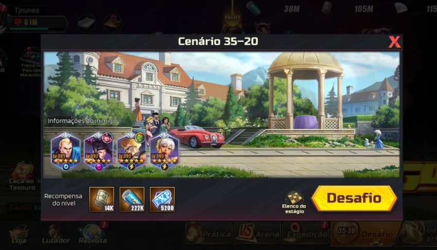 Venda conta street fighter duel mobile