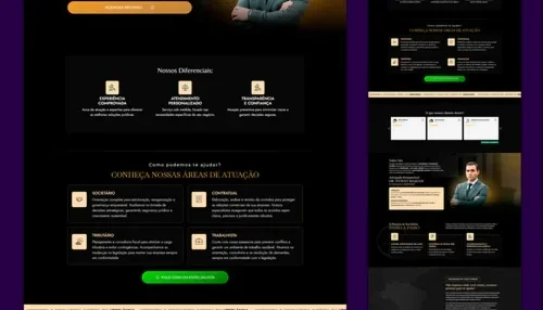 Landing Page de Serviços Advocacia – Bônus Elementor Pro