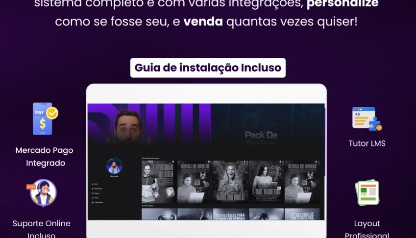 Script  Área de Membros  Nook Members V2 WordPress