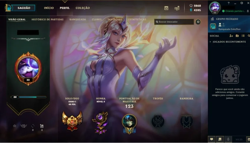 League of Legends, GOLD I, Todos campeões, 103 skins