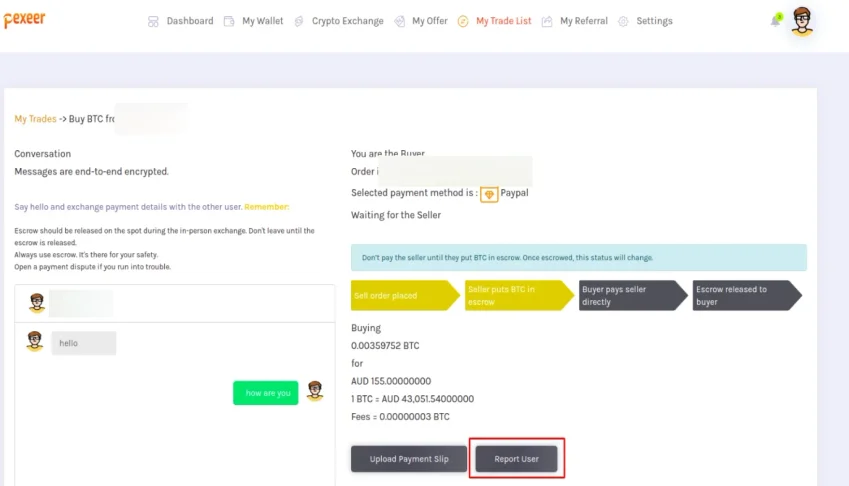 Site para sistema de criptomoedas