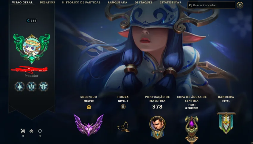 Conta Mestre 150 skins ex GM todos os champions