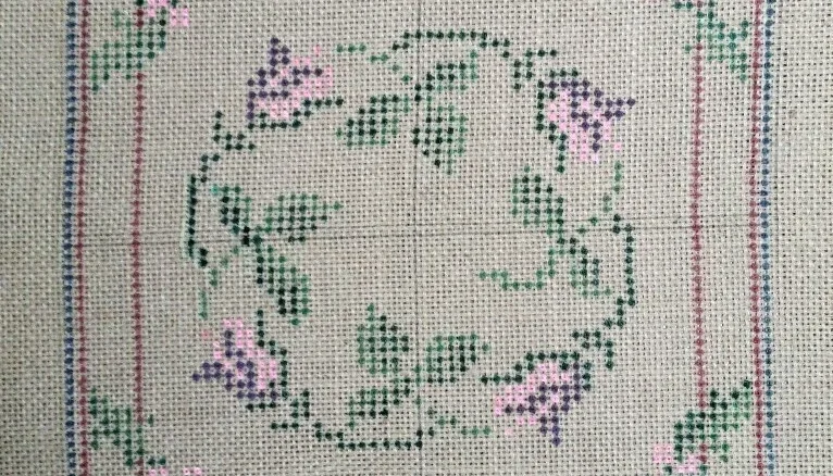Tela para bordar em juta TJ-100 - 50 x 47 cm