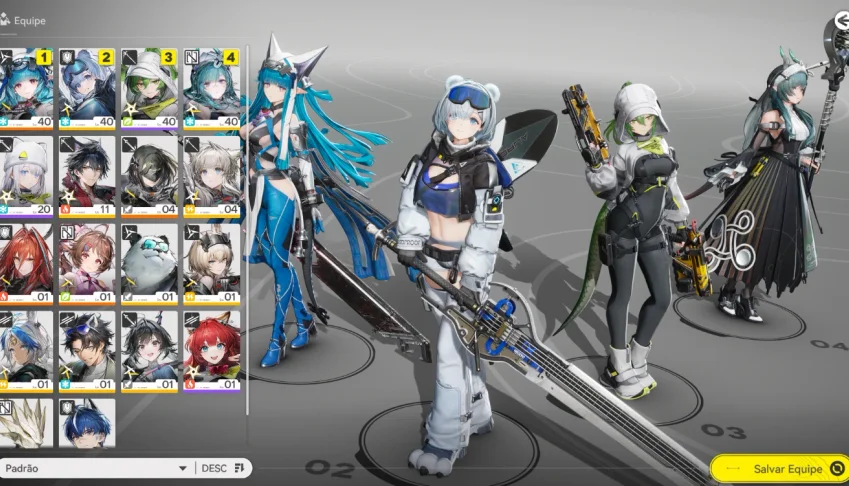 Conta Arknights Last Rite + Ember + 8 Armas 6* NVL 35