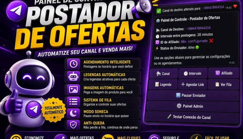 Automatize seu Canal de Ofertas do Mercado Livre
