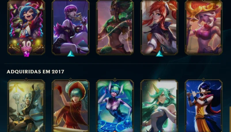 conta lol lvl 94 / esmeralda iv elo passado / platina iv.
