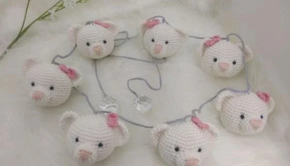 Varal de Berço com Amigurumis