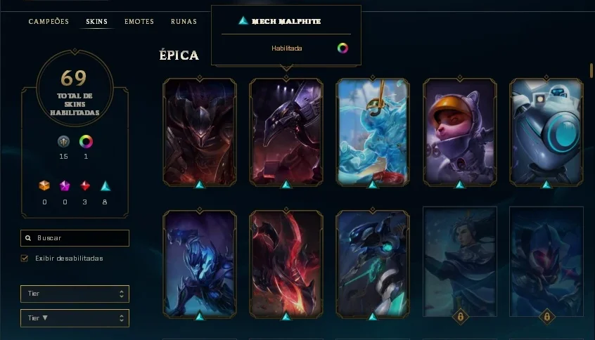 CONTA LOL LVL 32 SOLO GOLD5 FLEX PRATA 2 MD3
