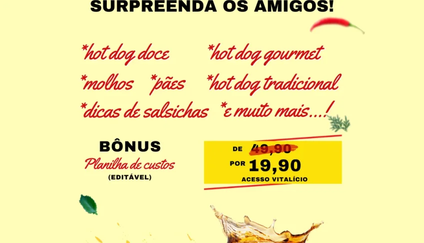 Curso Completo de Hot Dog Gourmet
