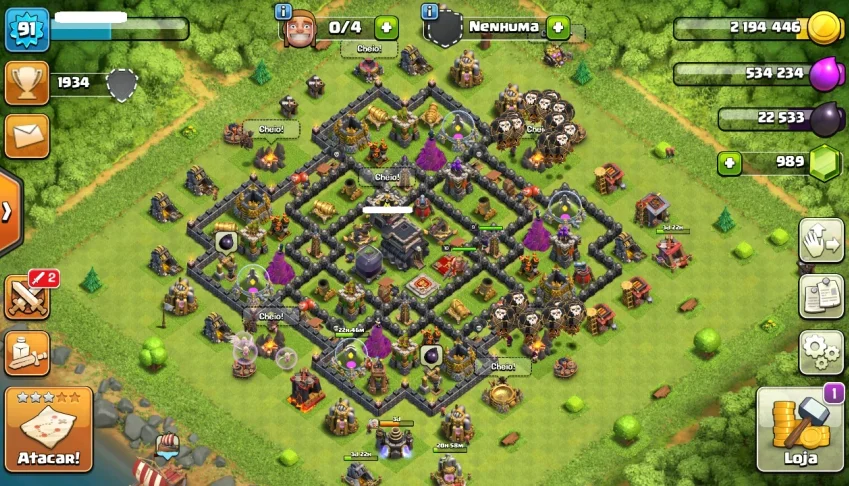 CLASH OF CLANS CV 9