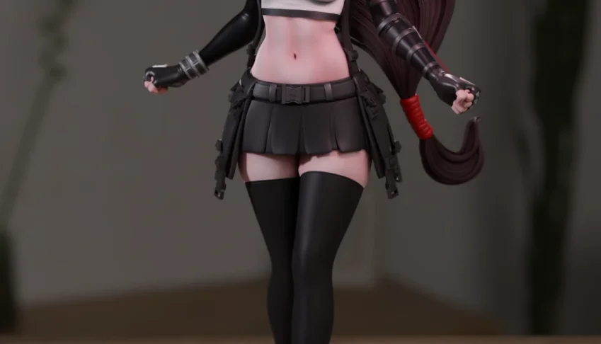 Tifa + Nsfw - Final Fantasy - Arquivo .Stl Para Impressão 3D