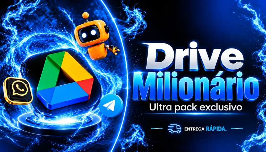 💰 Pack Drive Milionário (Vários Drives Lotados) - 2026