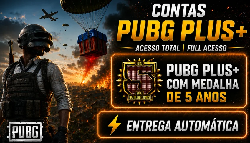 [50% Off] Contas Pubg Plus+ | Medalha 5Y Pubg | Full-Acesso