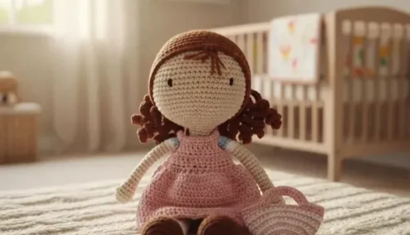 Boneca Amigurumi Luna