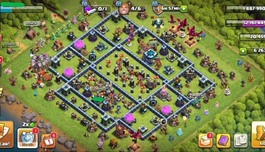 Conta Clash Of Clans Cv13