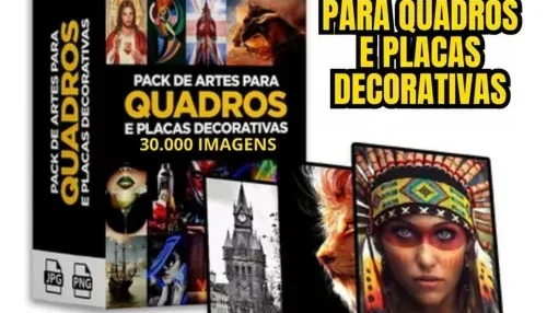 30.000 Artes Para Quadros Decorativos E Placas