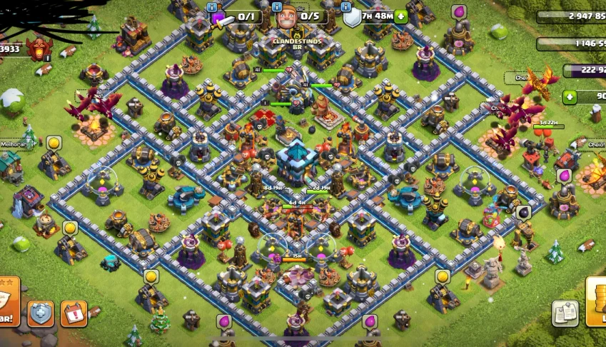 Clash cv 13 quase full