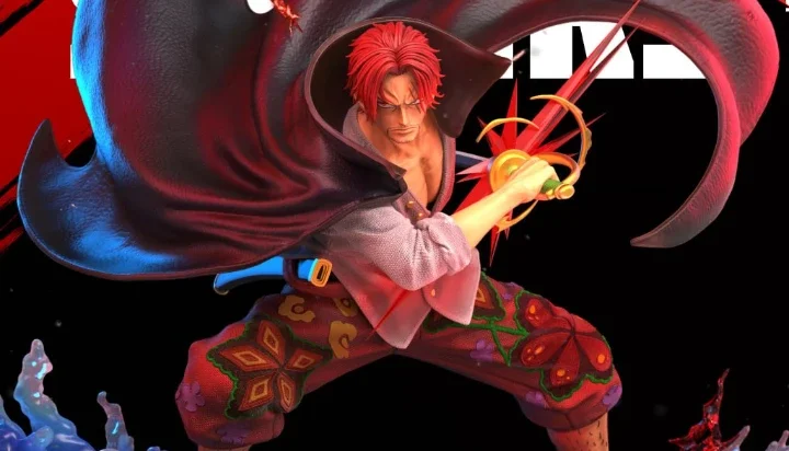 shanks red-haire one piece 3d stl