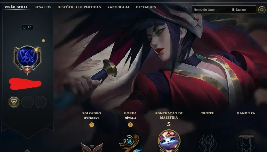 [Entrega Automática] Lol Ferro, 49K Ea, Lvl 30, Upada à mão