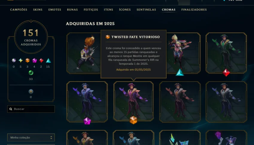 PAX Twisted Fate + 1792 Skins - Ex Mestre