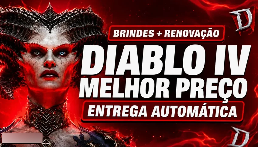 Diablo IV + Entrega Automática/Imediata + Brindes (Promoção)