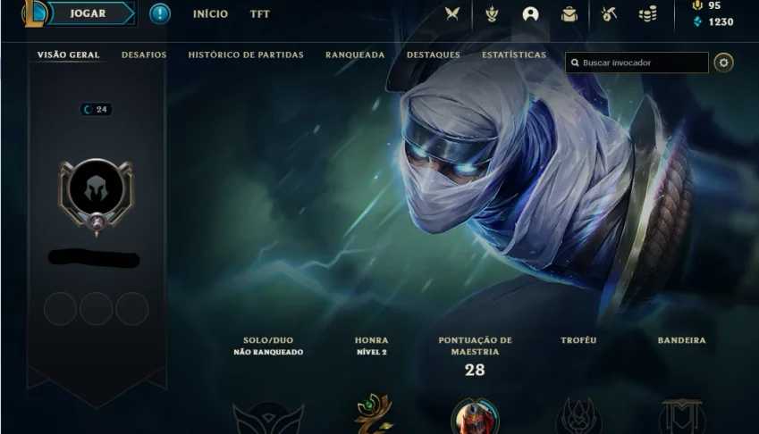 Conta de Lol com a Skin Annieversário