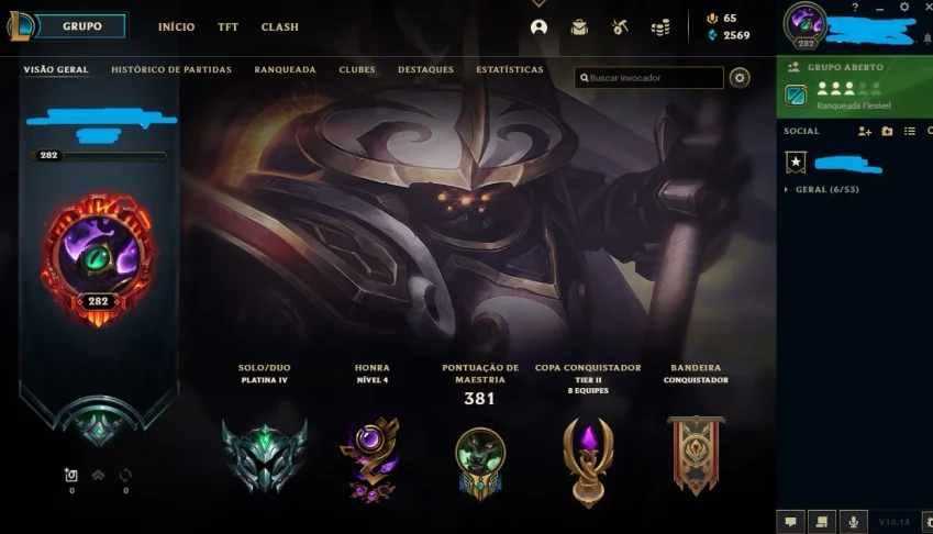 Vendo conta de LoL