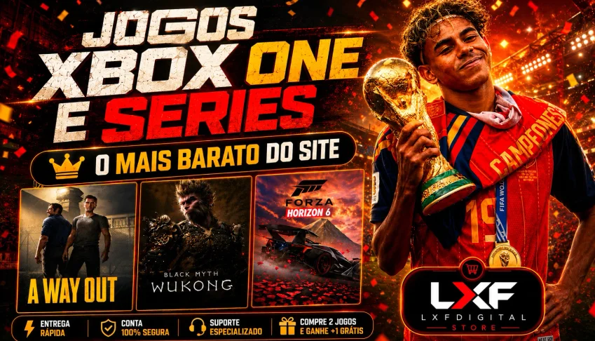 Promo! Jogos Xbox One E Series S/X Mídia Parental
