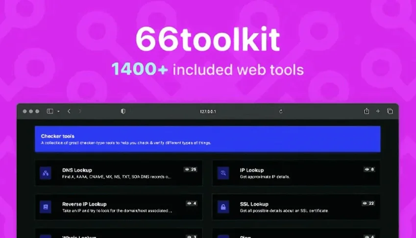 66toolkit é o melhor script PHP de ferramentas da web