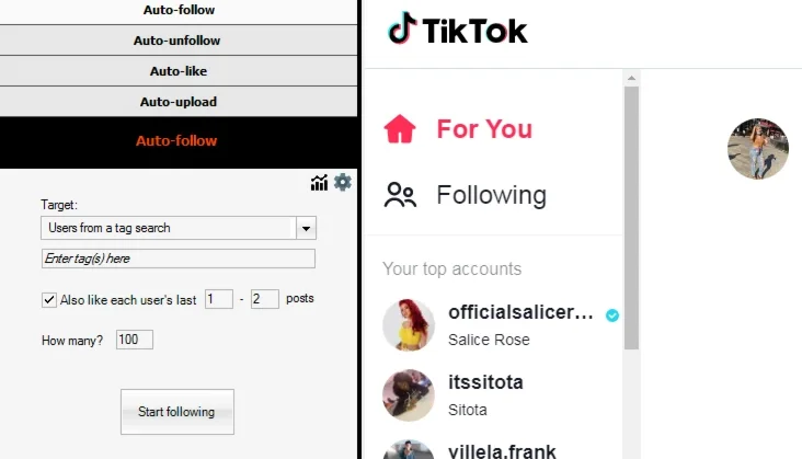 NinjaTok TikTok Bot Pro 2025 Bombe agora o seu Tiktok Auto