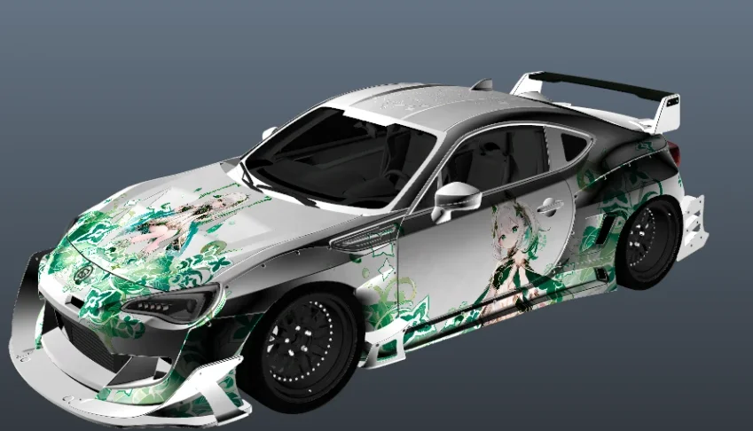 Pack de carro de anime neon gta