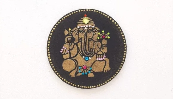 Mandala Indiana Preta