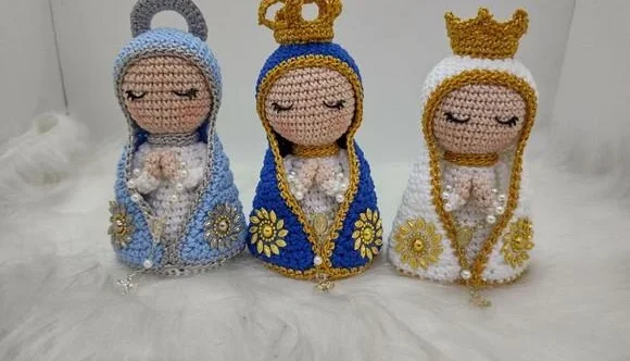 Mini Santinha em crochê