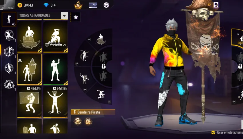 Conta de free fire