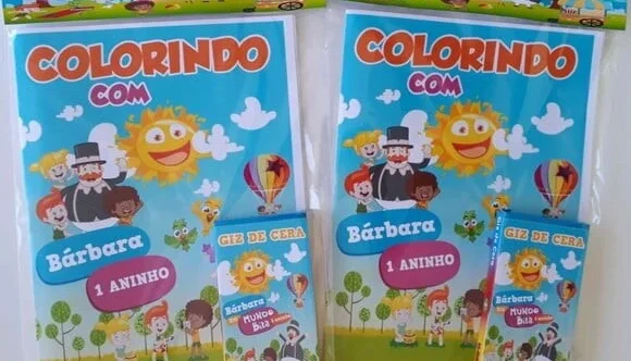 Livrinho de Colorir Personalizado