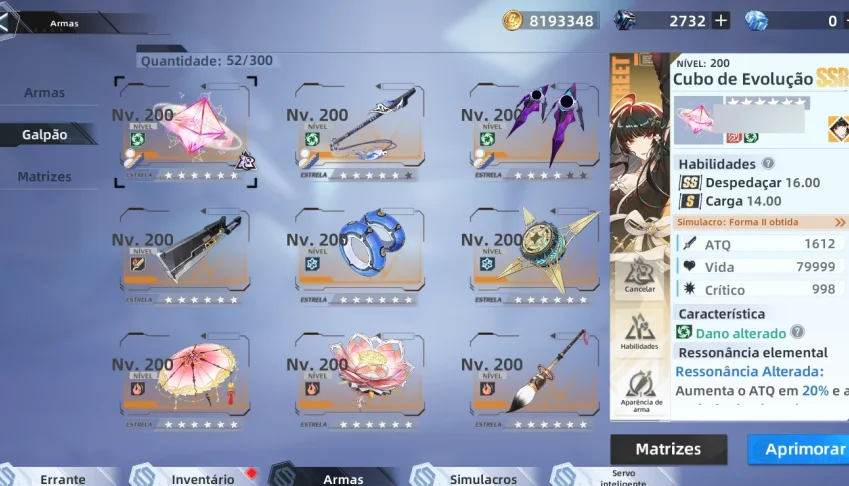 Conta Alterada/Gelo Tof 270K Poder
