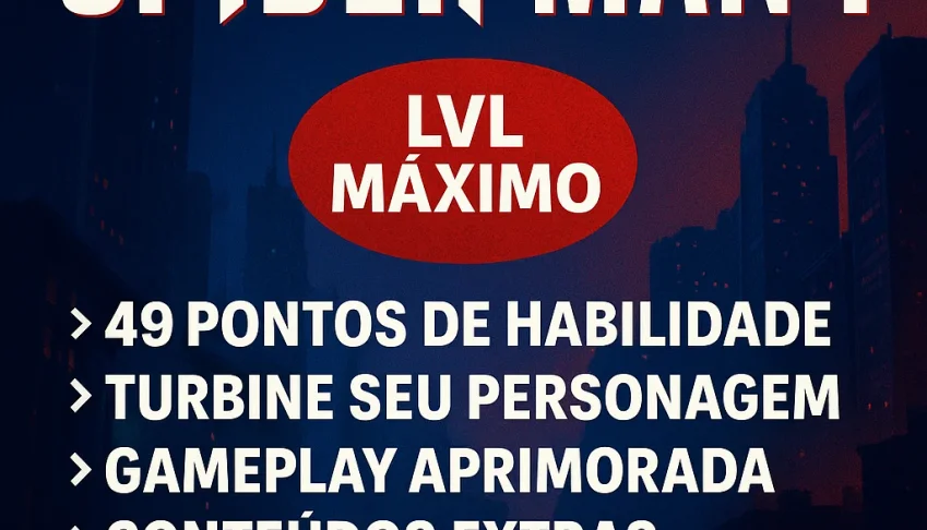 Homem aranha 1, Spider man 1(PS4/PS5) - LvL Max, Habilidades
