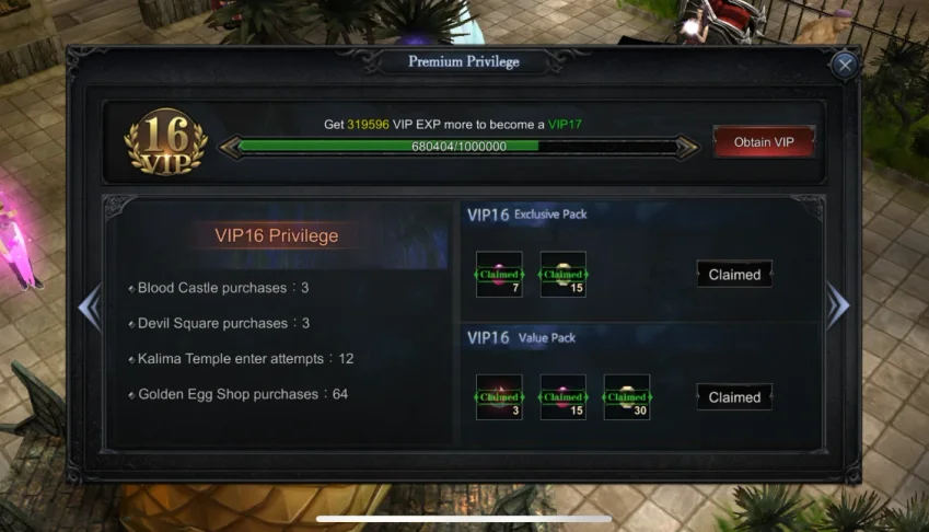 Mu Dragon Havoc - VIP 16 - Top1 server