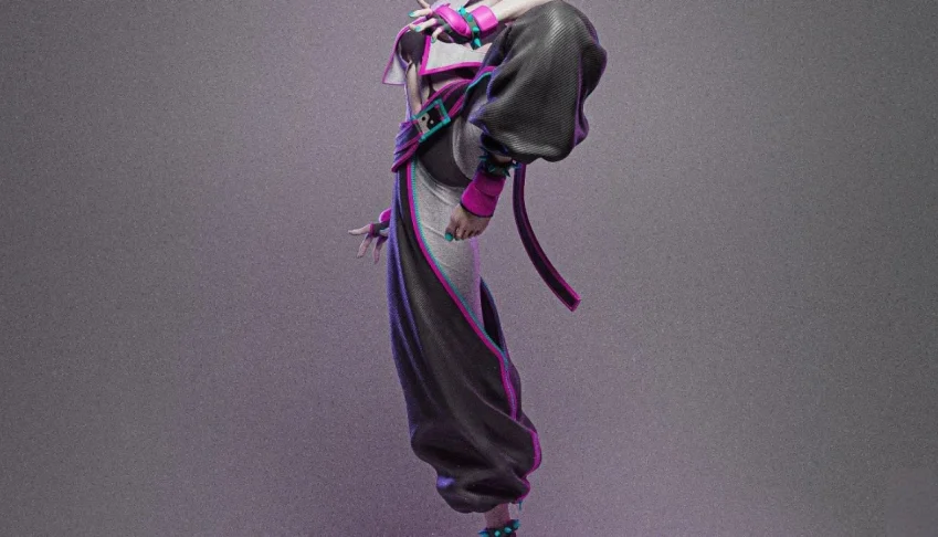 juri street fighter 6 stl 3d