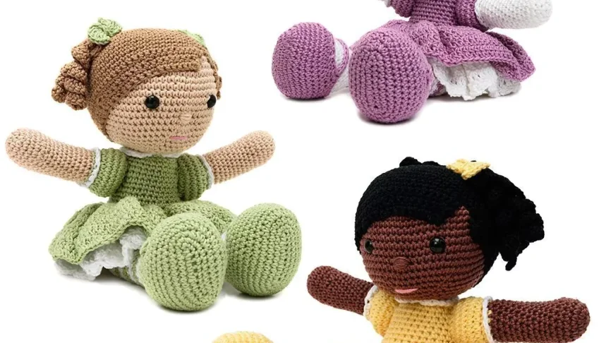 Kit bonecas Maria Re em amigurumi
