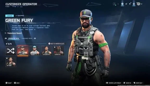 Call of Duty: Black Ops 7 - Green Fury Operator Skin