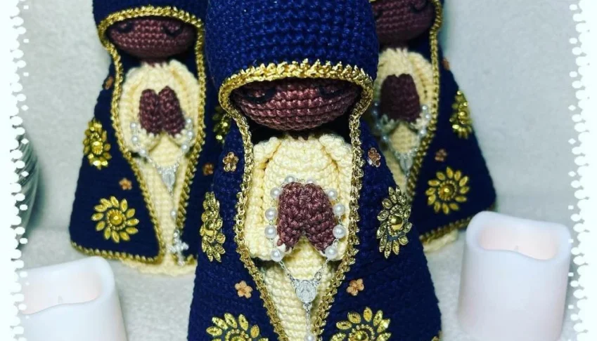 Nossa Senhora Aparecida em Amigurumi